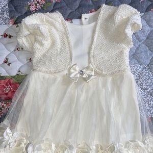 Baptism or bridal party toddler dress